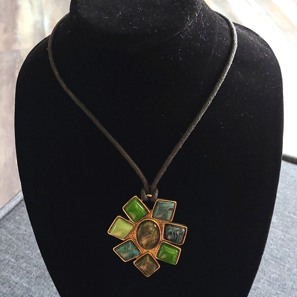 Geometric Pendant Necklace